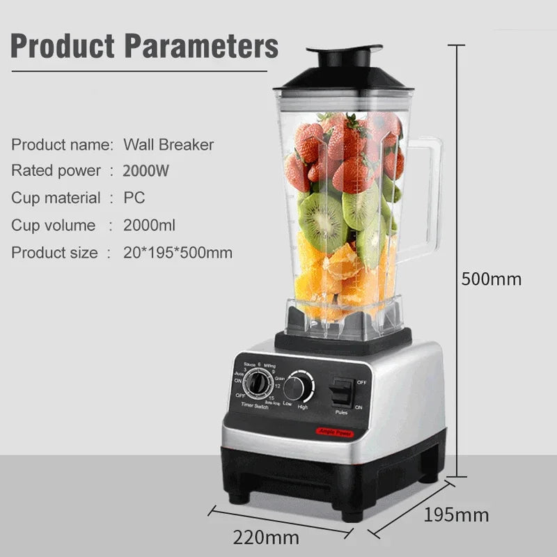 BALASHOV Hochleistungsmixer – Leistungsstarker Mixer für Smoothies, Suppen & Eiszerkleinerung