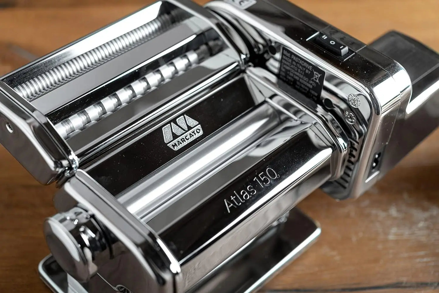 XMSJ Atlas Nudelmaschine mit Motor – Pasta ganz einfach selbst machen