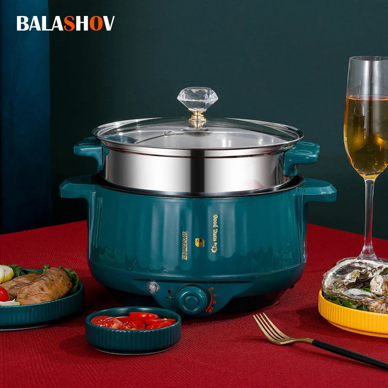 Vielseitiger Mini Reiskocher – 1,7L & 3,2L | Antihaft | Schnelle Zubereitung | BALASHOV