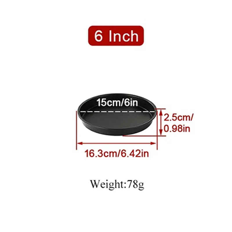 Antihaft Kuchenform 6/7/8 Zoll – Ideal für Pizza, Kuchen und mehr