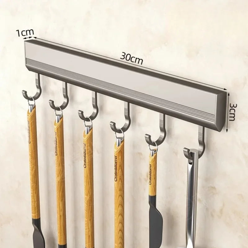 Wandhaken aus Aluminium – Vielseitiger Aufbewahrungshalter ohne Bohren