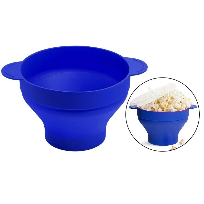 Silikon Popcornschale Mikrowelle – Faltbare Popcorn Maker für Zuhause