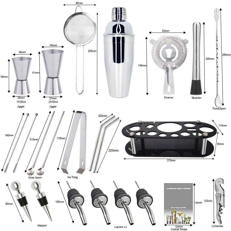 Edelstahl Bar-Set XINGZHAOHOME – Der perfekte Helfer für Ihre Bar