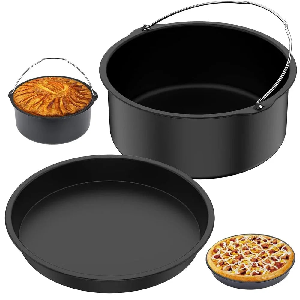Antihaft Kuchenform 6/7/8 Zoll – Ideal für Pizza, Kuchen und mehr