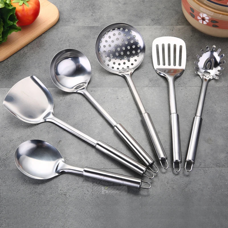 Hochwertiges Konco Küchenutensilien-Set | 7-teilig Edelstahl Set für Ihre Küche