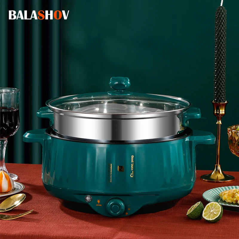 Vielseitiger Mini Reiskocher – 1,7L & 3,2L | Antihaft | Schnelle Zubereitung | BALASHOV