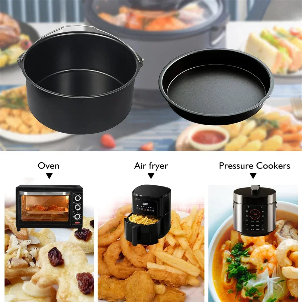 Antihaft Kuchenform 6/7/8 Zoll – Ideal für Pizza, Kuchen und mehr