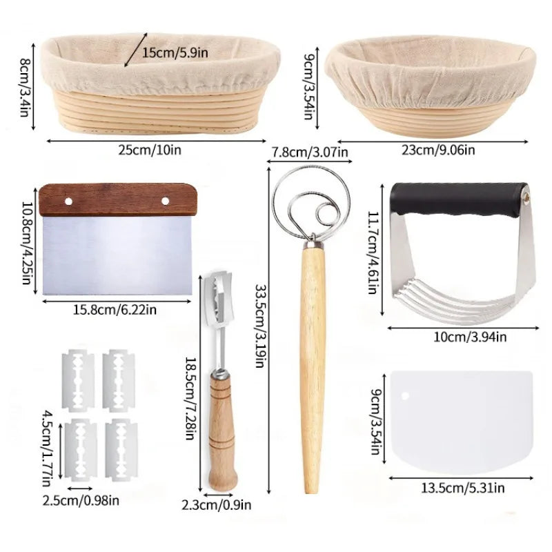 Andralyn Sauerteig Starter-Kit – Komplettes Set für gesundes Brotbacken