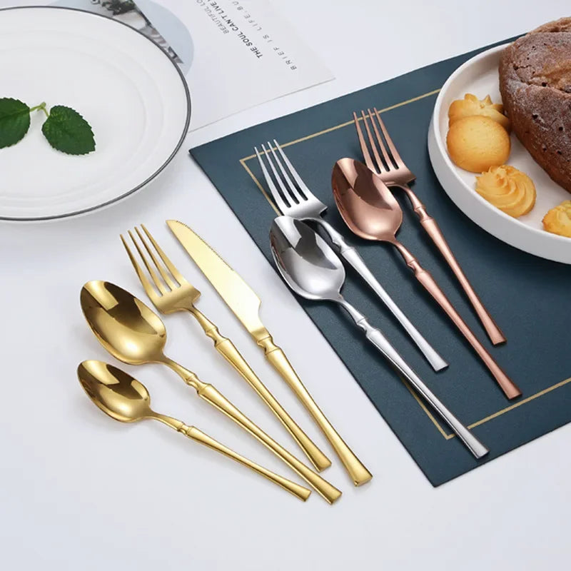 Premium Besteckset von KNGZI – Elegant und Umweltfreundlich