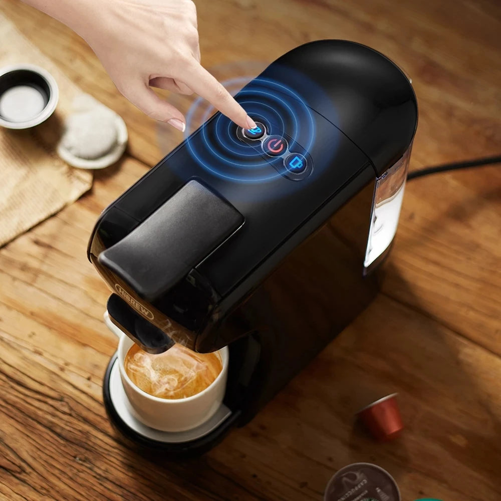 HiBREW H1: Espressomaschine für den perfekten Kaffeegenuss – 5-10 Tassen 19 Bar