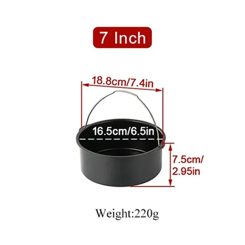 Antihaft Kuchenform 6/7/8 Zoll – Ideal für Pizza, Kuchen und mehr