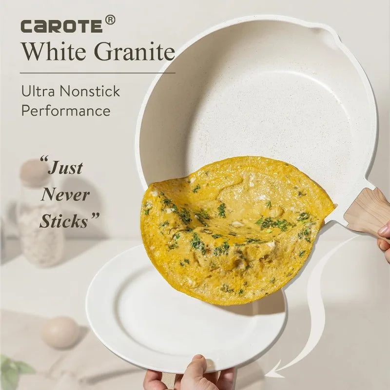 Carote Kochgeschirr Set 22 Teile – Ideal für Induktion & alle Kochfelder