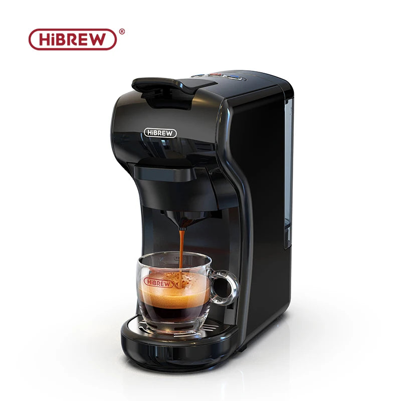 HiBREW H1: Espressomaschine für den perfekten Kaffeegenuss – 5-10 Tassen 19 Bar