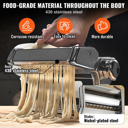 VEVOR Elektrische Nudelmaschine – Frische Pasta Zuhause Zubereiten