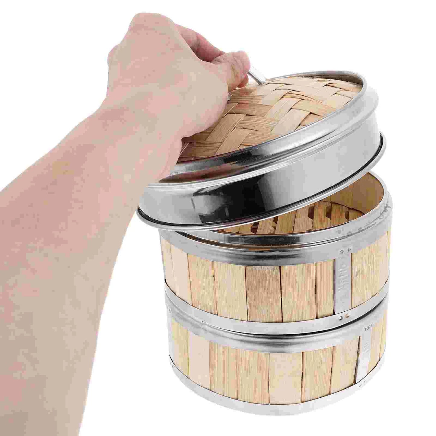 Bambus Dampfgarkorb – Perfekt für gesunde Ernährung | Dämpfen von Reis, Gemüse & mehr