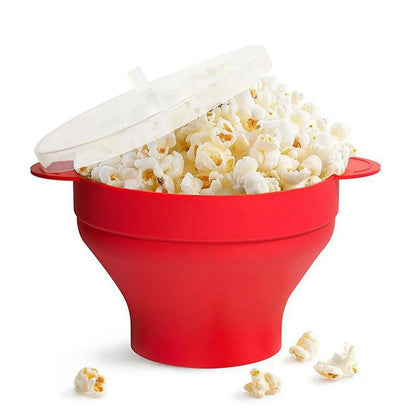 Silikon Popcornschale Mikrowelle – Faltbare Popcorn Maker für Zuhause