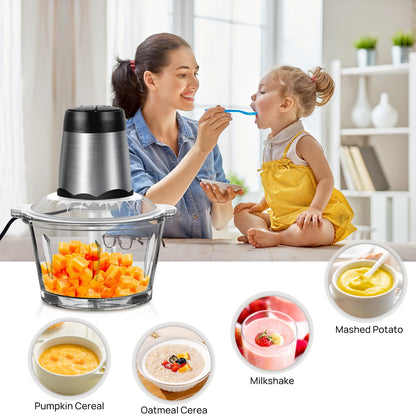 DayPlus Multifunktions 2L Fleischwolf 300W – Vielseitig, Effizient & Einfach zu Reinigen