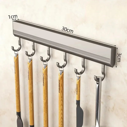 Wandhaken aus Aluminium – Vielseitiger Aufbewahrungshalter ohne Bohren