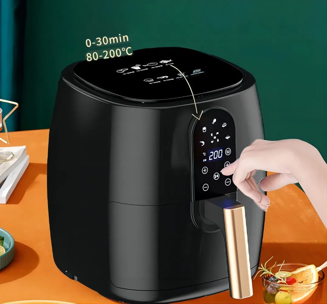 BALASHOV Heißluftfritteuse 4,5L – Gesund frittieren ohne Öl | 1200W