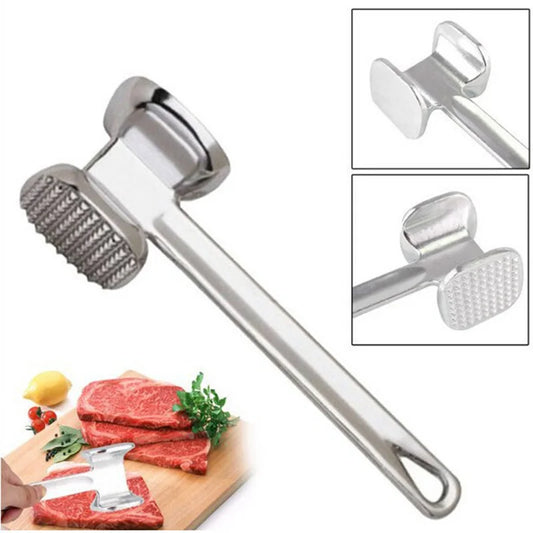 Fleischklopfer Aluminium Fleischhammer – Doppelseitiger Tenderizer für jedes Fleisch