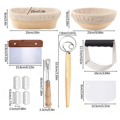 Andralyn Sauerteig Starter-Kit – Komplettes Set für gesundes Brotbacken