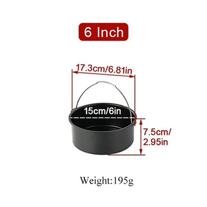 Antihaft Kuchenform 6/7/8 Zoll – Ideal für Pizza, Kuchen und mehr