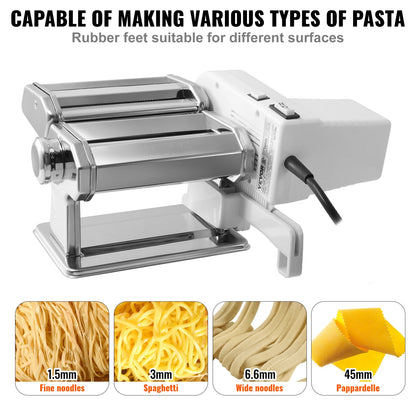 VEVOR Elektrische Nudelmaschine – Frische Pasta Zuhause Zubereiten