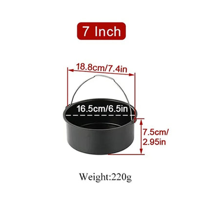 Antihaft Kuchenform 6/7/8 Zoll – Ideal für Pizza, Kuchen und mehr