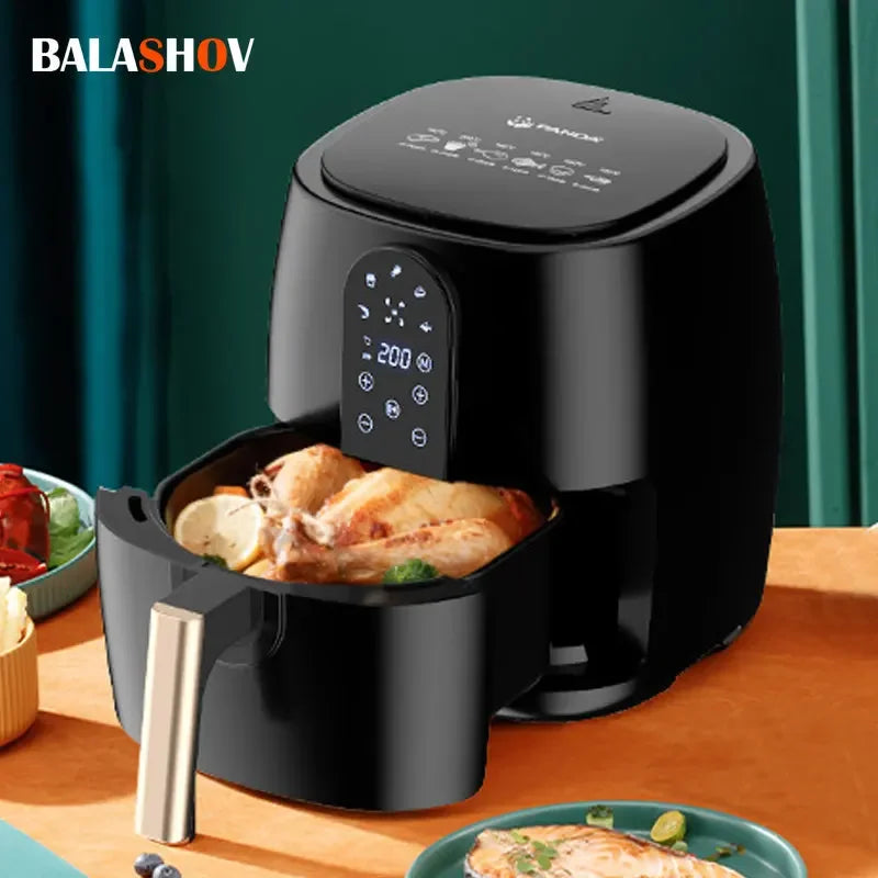 BALASHOV Heißluftfritteuse 4,5L – Gesund frittieren ohne Öl | 1200W